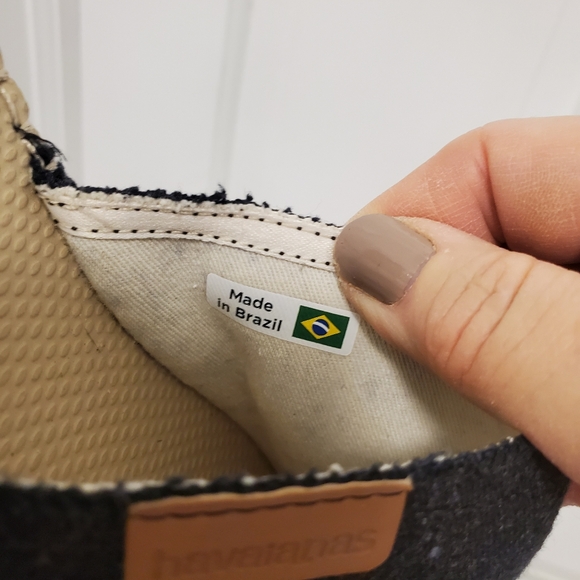 Havaianas Original Free Black Mules Size 8, Lightweight, Comfy, Stylish - Picture 8 of 13